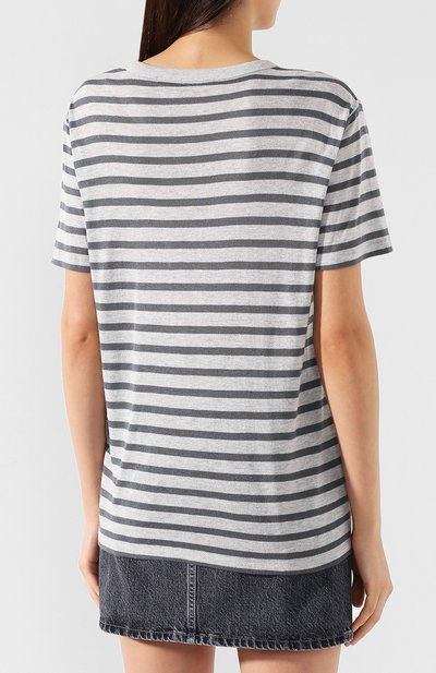 Футболка из смеси вискозы и льна ALEXANDERWANG.T, арт. 4CC2191037, фото 4