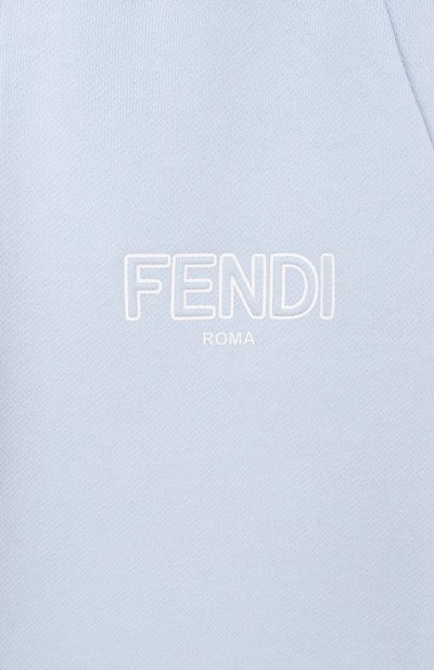 Хлопковые джоггеры FENDI, арт. JUF175/5V0/3A-6A, фото 3