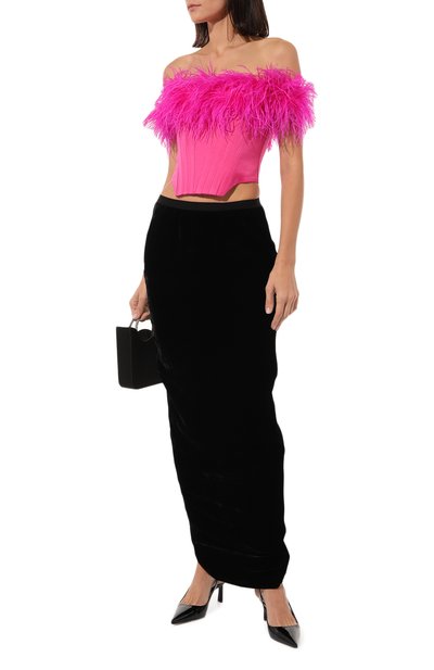 Корсет с отделкой перьями ALINE, арт. AL080605, фото 2