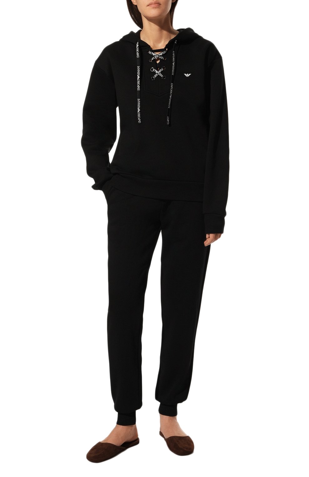 Хлопковое худи EMPORIO ARMANI, арт. 164598/2F265, фото 2