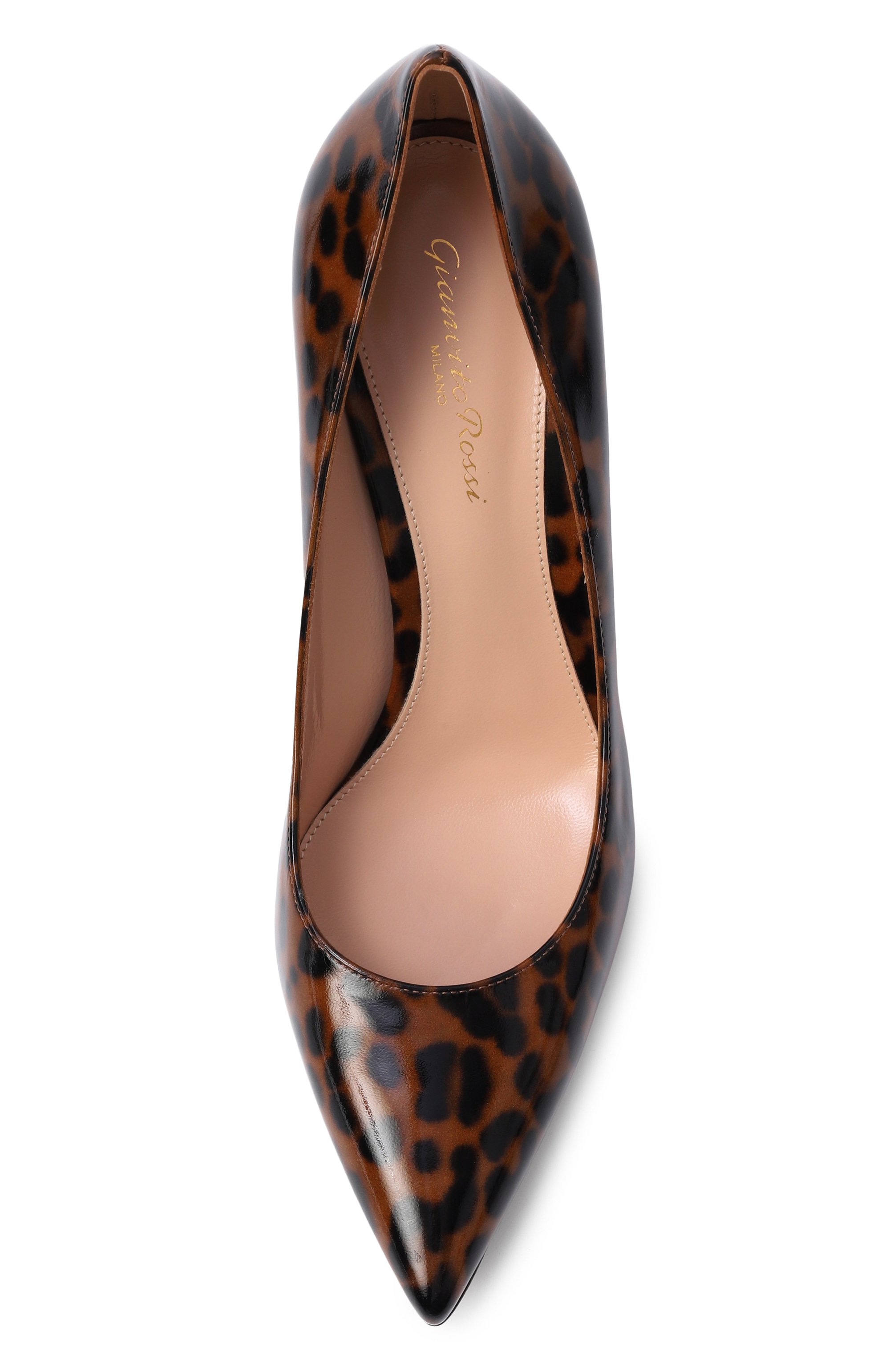 Кожаные туфли gianvito 85 GIANVITO ROSSI леопардового цвета по цене 89950 руб., арт. G24580.85RIC.NUILEPA, фото 6 Кожаные туфли gianvito 85 GIANVITO ROSSI, арт. G24580.85RIC.NUILEPA, фото 6