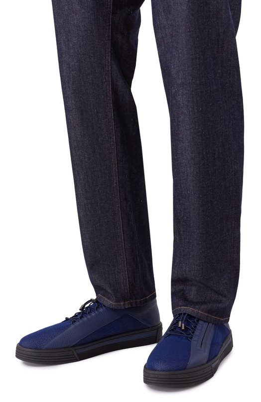 Комбинированные кеды Stefano Ricci UV23G2378/TSVD Синий  UV23G2378/TSVD Фото 3