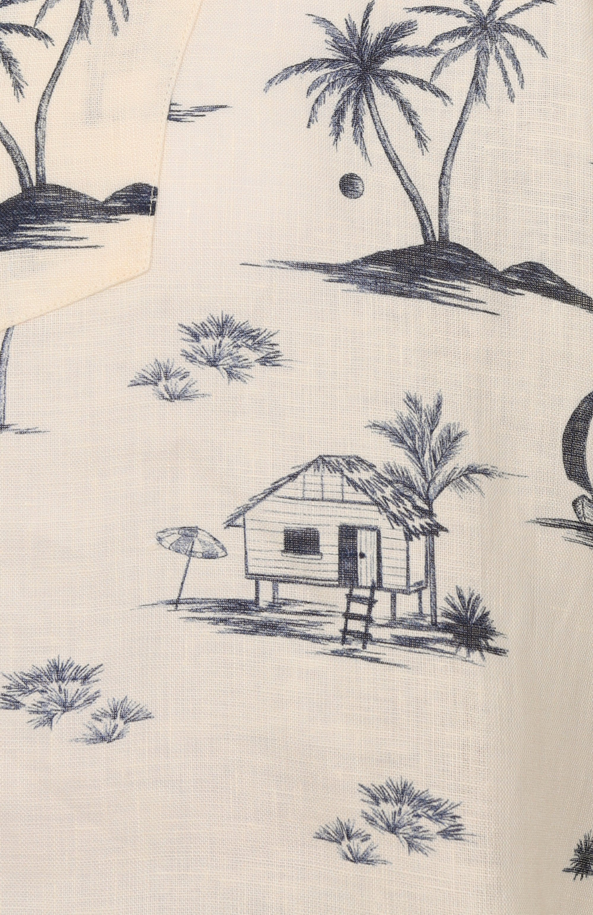 Льняная блузка MANEBI, арт. L81FJ, фото 6