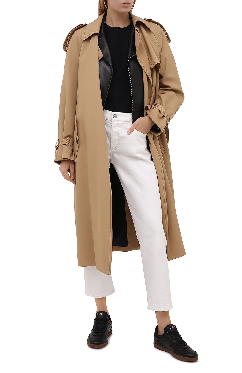 Кожаные кеды TOD’S, арт. XXW68C0DP300V7, фото 2