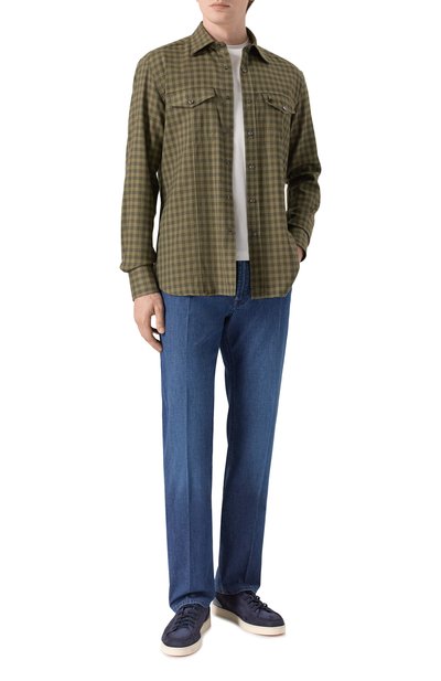 Рубашка из хлопка и лиоцелла STEFANO RICCI, арт. MC007067/BN2822, фото 2