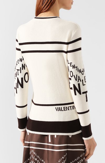 Пуловер из смеси шерсти и кашемира VALENTINO, арт. RB3KC01HVFA, фото 4