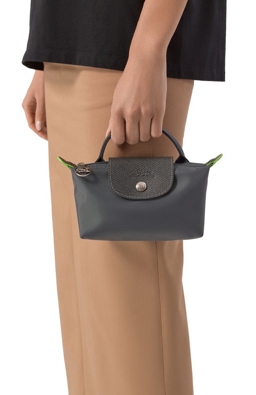Сумка Le Pliage Green Pouch Longchamp 34175919/919 Серый  34175919/919 Фото 2