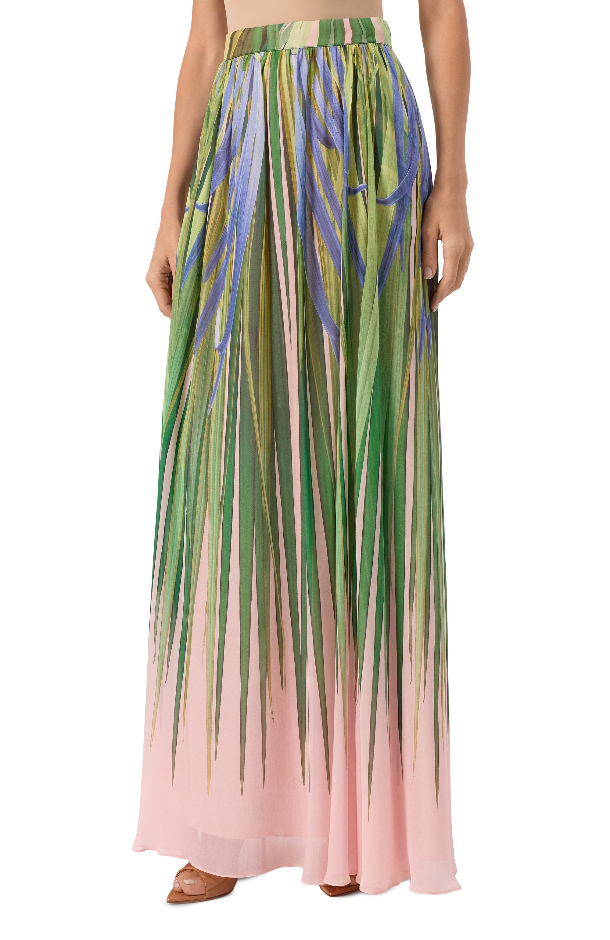 Юбка из вискозы и шелка ELIE SAAB, арт. SK192PP25/VI005, фото 3