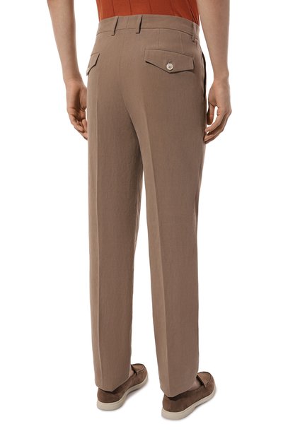 Льняные брюки BRUNELLO CUCINELLI, арт. MW431B2301, фото 4