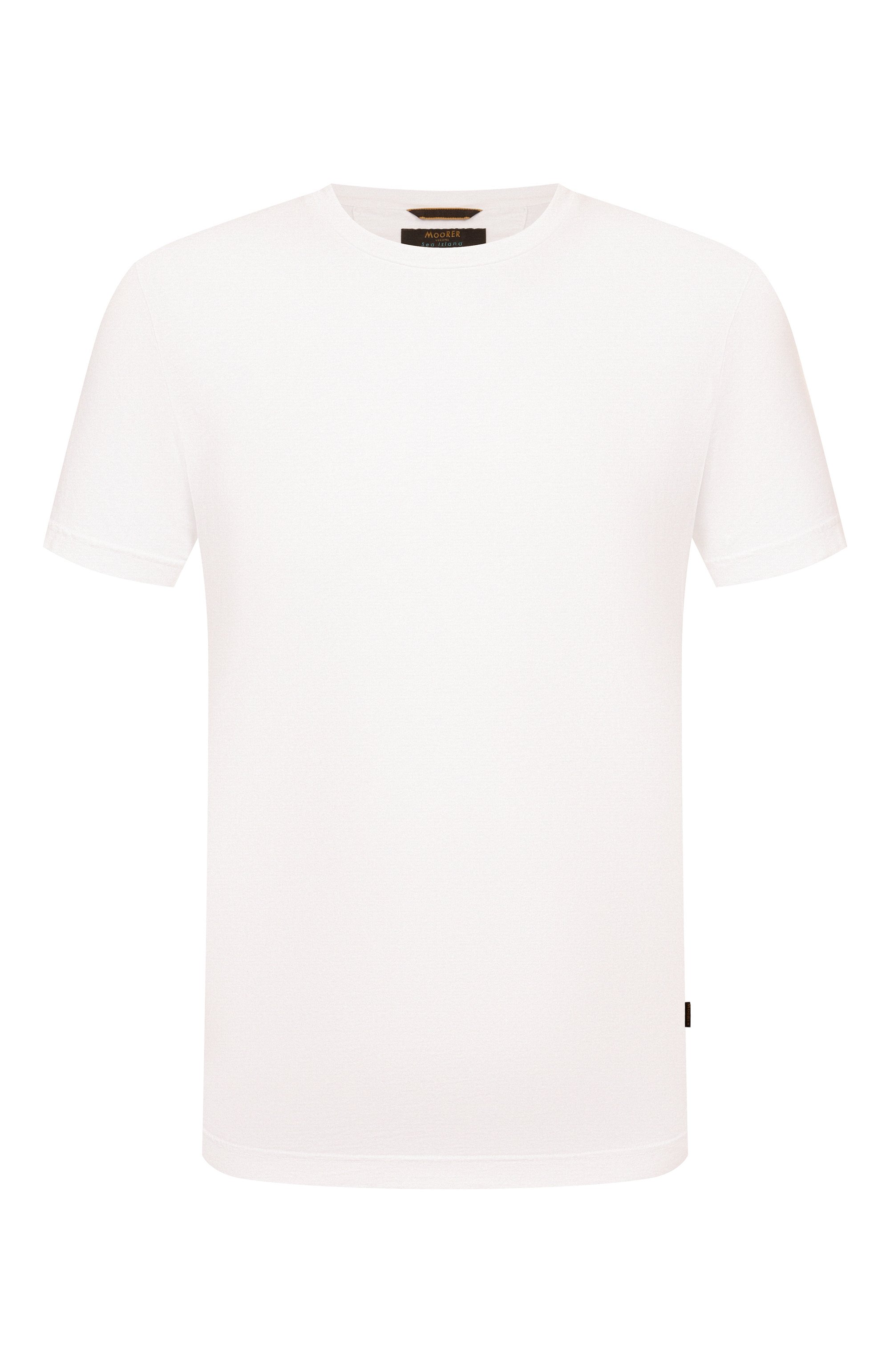 Хлопковая футболка MOORER, арт. MIKE/SI0, фото 1
