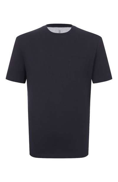 Мужская хлопковая футболка BRUNELLO CUCINELLI, арт. M0B131376