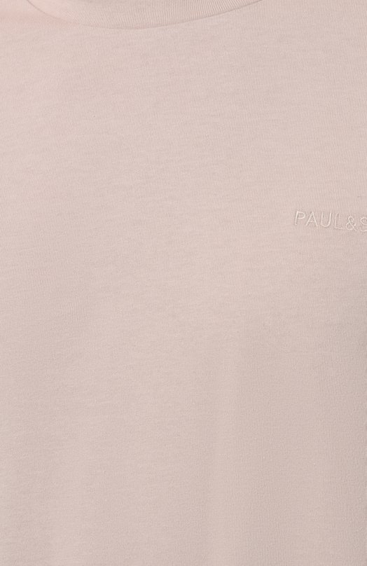 Хлопковая футболка Paul&Shark 25411047/XL Бежевый  25411047/XL Фото 5