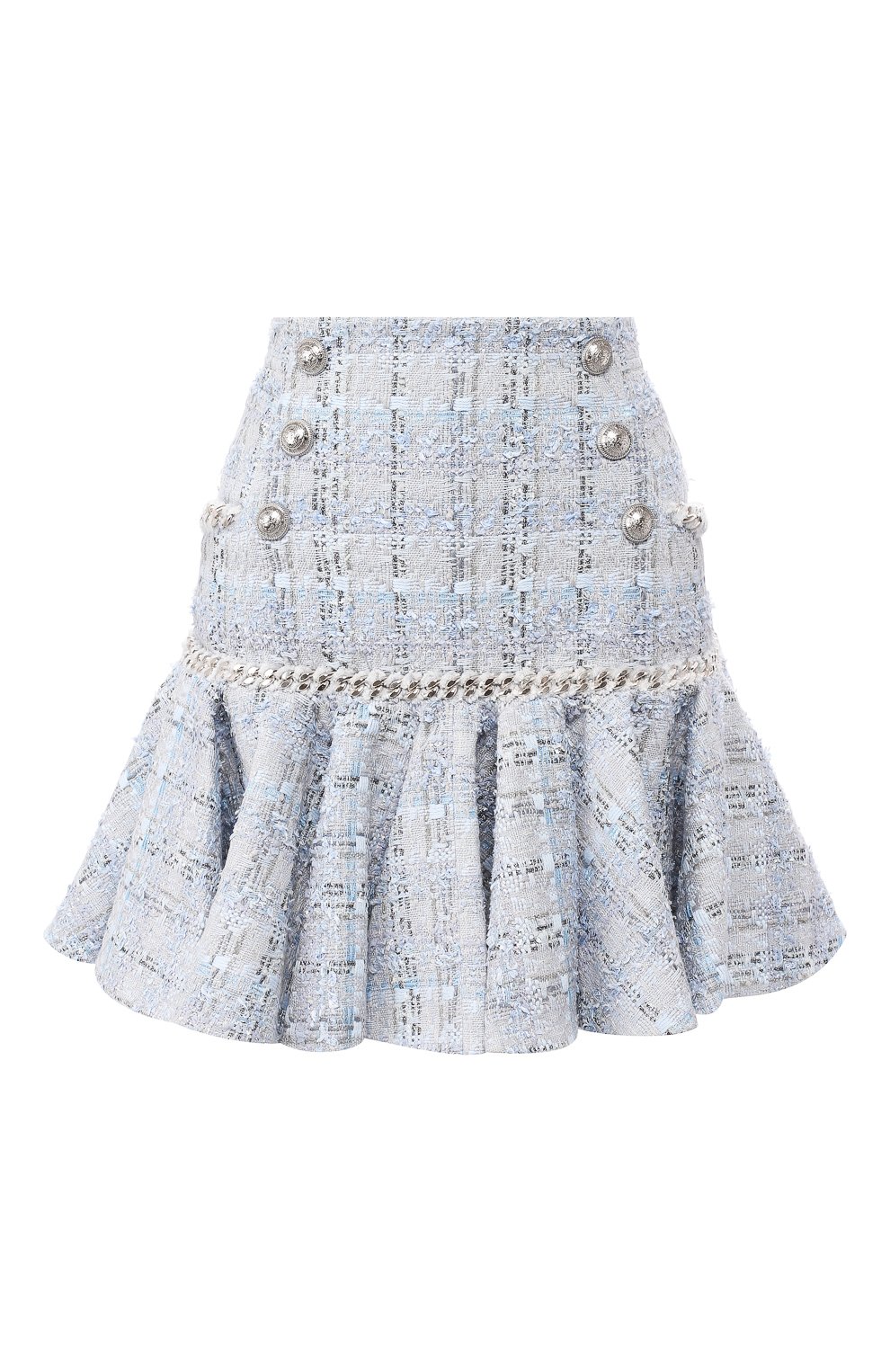 Твидовая юбка BALMAIN, арт. SF24118/C182, фото 1