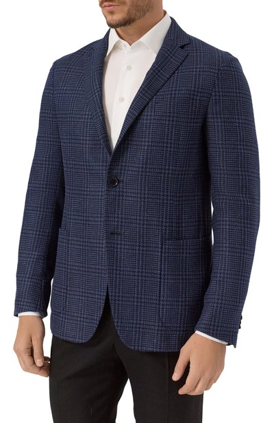 Пиджак из шелка и шерсти ZEGNA, арт. 1D7SG0/916702A9, фото 4