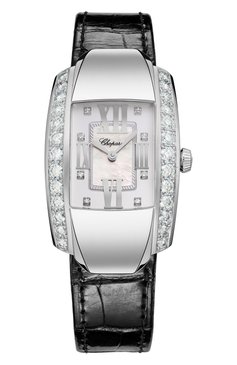 Женские часы la strada CHOPARD бесцветного цвета, арт. 419402-1004 | Ф�ото 1 (Механизм: Кварц; Цвет циферблата: Перламутровый; Региональные ограничения белый список (Axapta Mercury): Не проставлено; Нос: Не проставлено; Материал корпуса: Белое золото)