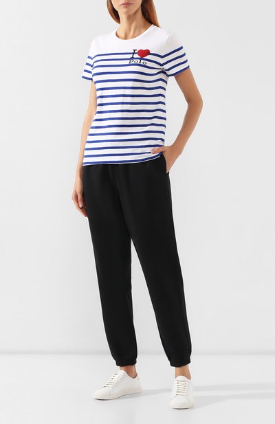 Хлопковые джоггеры POLO RALPH LAUREN черного цвета по цене 15150 руб., арт. 211752655, фото 2 Хлопковые джоггеры POLO RALPH LAUREN, арт. 211752655, фото 2