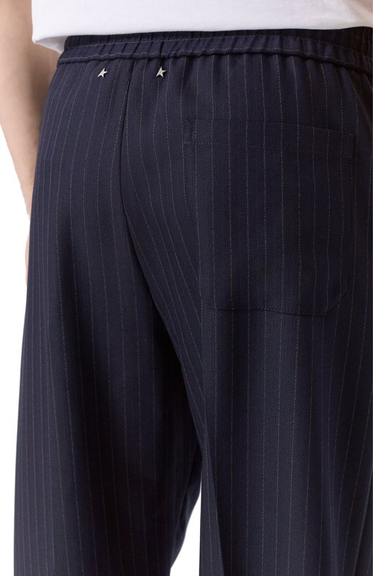 Шерстяные брюки Golden Goose Deluxe Brand GMP01870.P002098 Синий  GMP01870.P002098 Фото 5