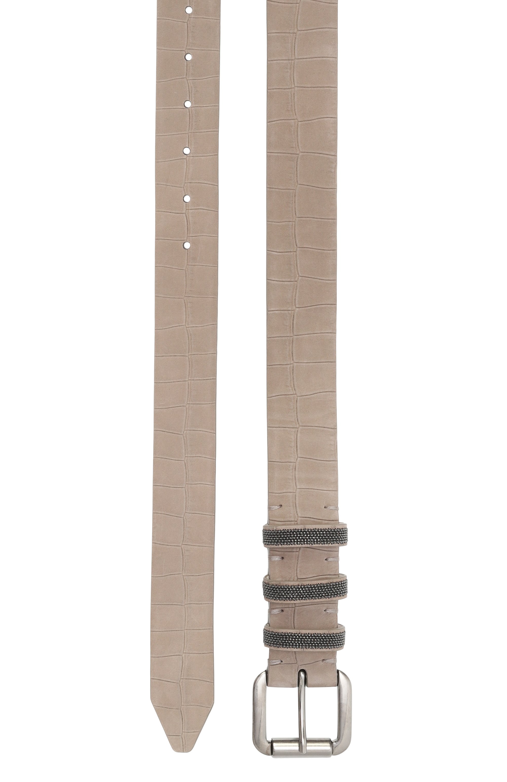 Ремень из нубука BRUNELLO CUCINELLI, арт. M0DC0C33UP, фото 3