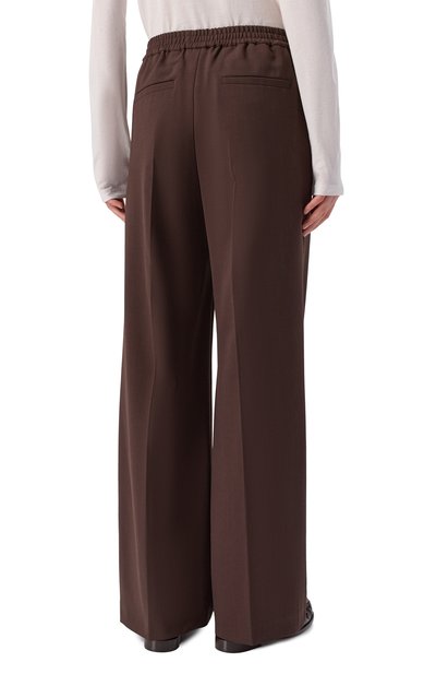 Брюки WEEKEND MAX MARA коричневого цвета по цене 29950 руб., арт. PETRA, фото 4 Брюки WEEKEND MAX MARA, арт. PETRA, фото 4