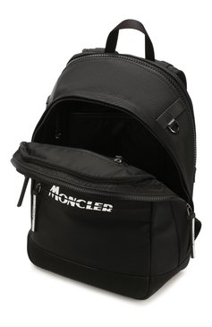 Мужской текстильный рюкзак gimont MONCLER черного цвета, арт. F1-09A-5A702-10-02SB8 | Фото 4 (Ремень/цепочка: На ремешке; Материал: Текстиль; Размер: large; Стили: Кэжуэл)