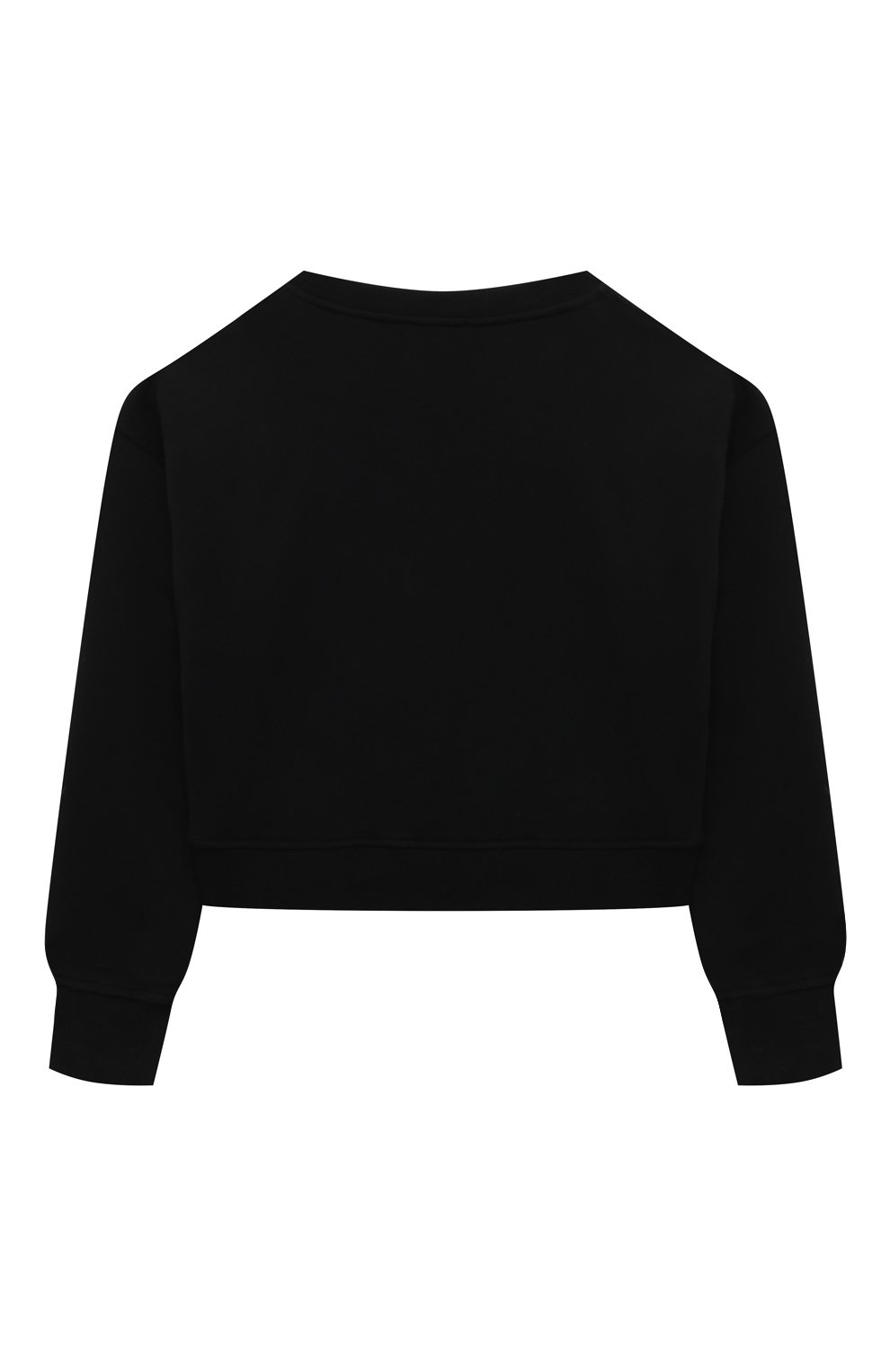 Хлопковый свитшот MOSCHINO черного цвета по цене 17550 руб., арт. HDF062/LCA61/4-8, фото 2 Хлопковый свитшот MOSCHINO, арт. HDF062/LCA61/4-8, фото 2