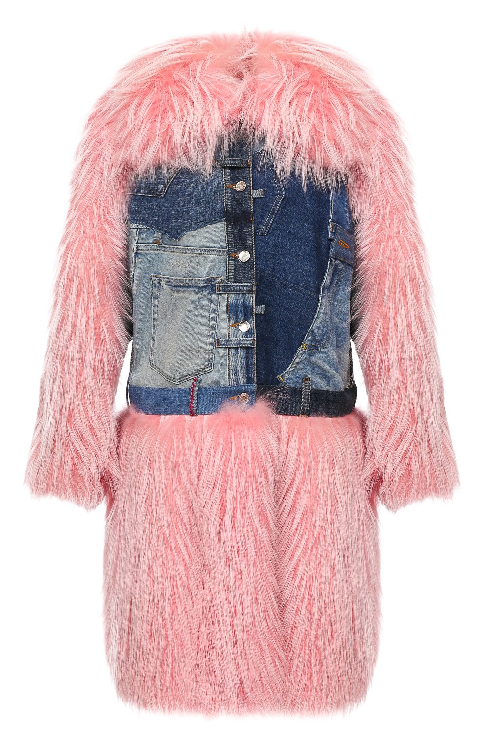 Комбинированная шуба DOLCE & GABBANA, арт. F0W22F/GDK05, фото 1