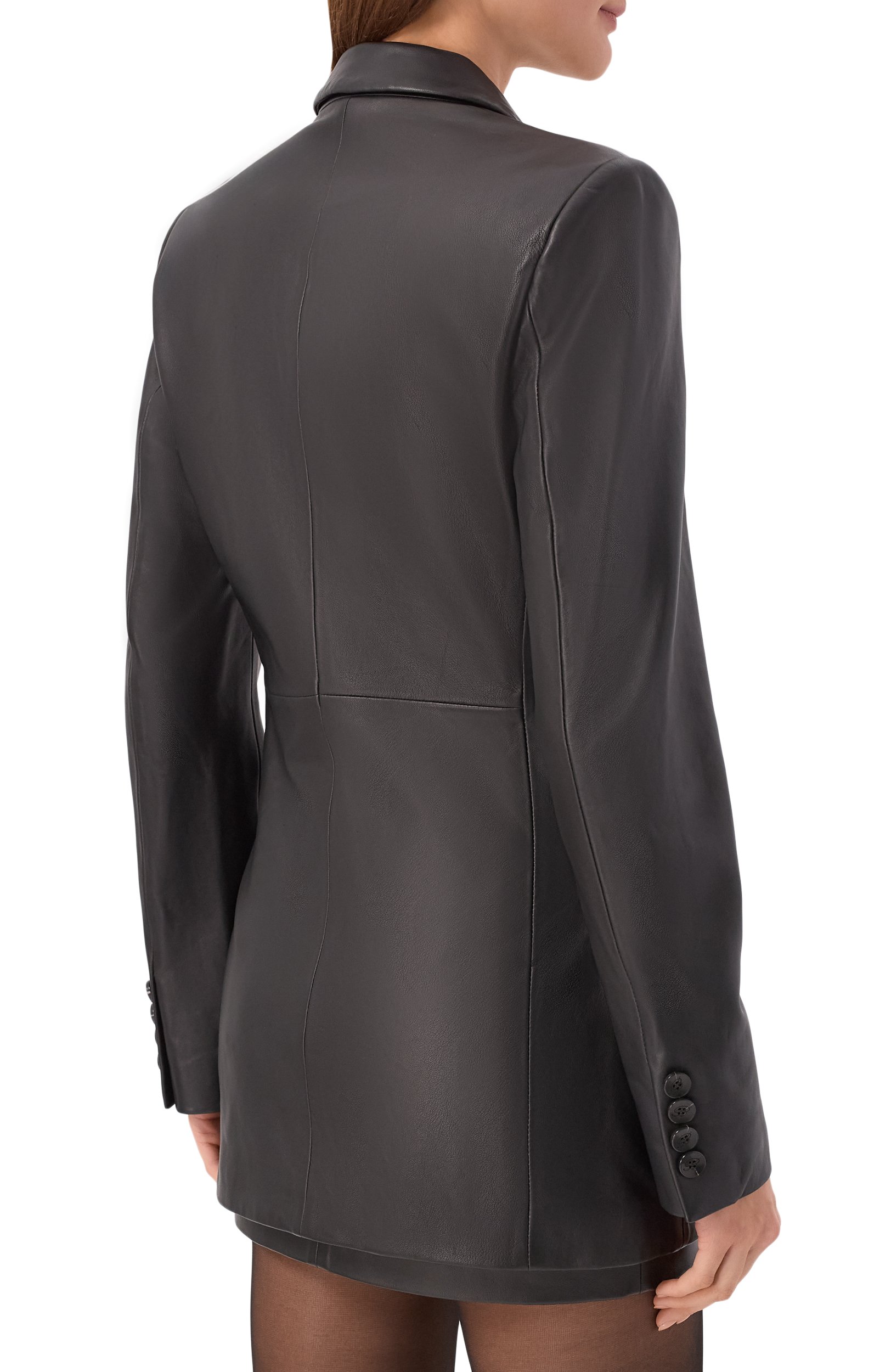 Кожаный жакет BLUMARINE, арт. RF6248/P0356, фото 4