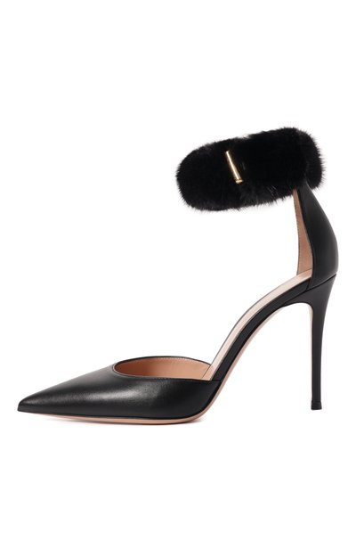 Кожаные туфли letizia 95 GIANVITO ROSSI, арт. G41099.95RIC.NVVNNER, фото 4