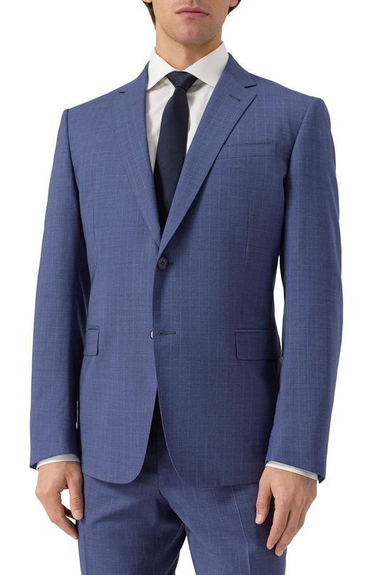 Шерстяной костюм Zegna 28QCGN/R922722A9 Синий  28QCGN/R922722A9 Фото 2