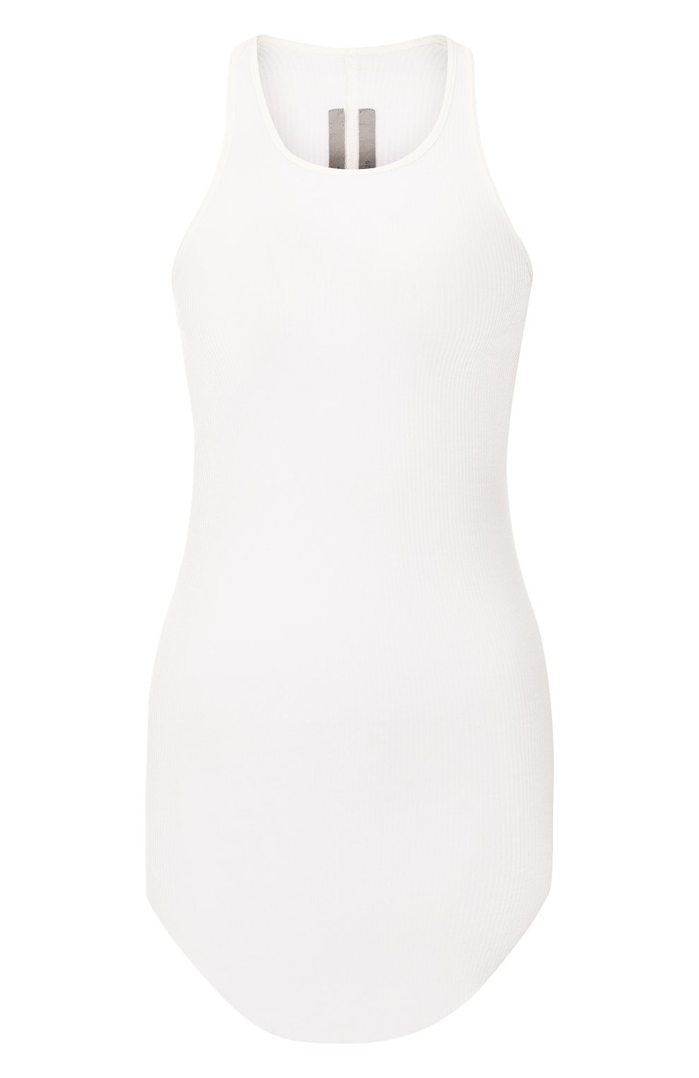 Майка из смеси вискозы и шелка RICK OWENS белого цвета по цене 22900 руб., арт. RP20S1101/RC, фото 1 Майка из смеси вискозы и шелка RICK OWENS, арт. RP20S1101/RC, фото 1