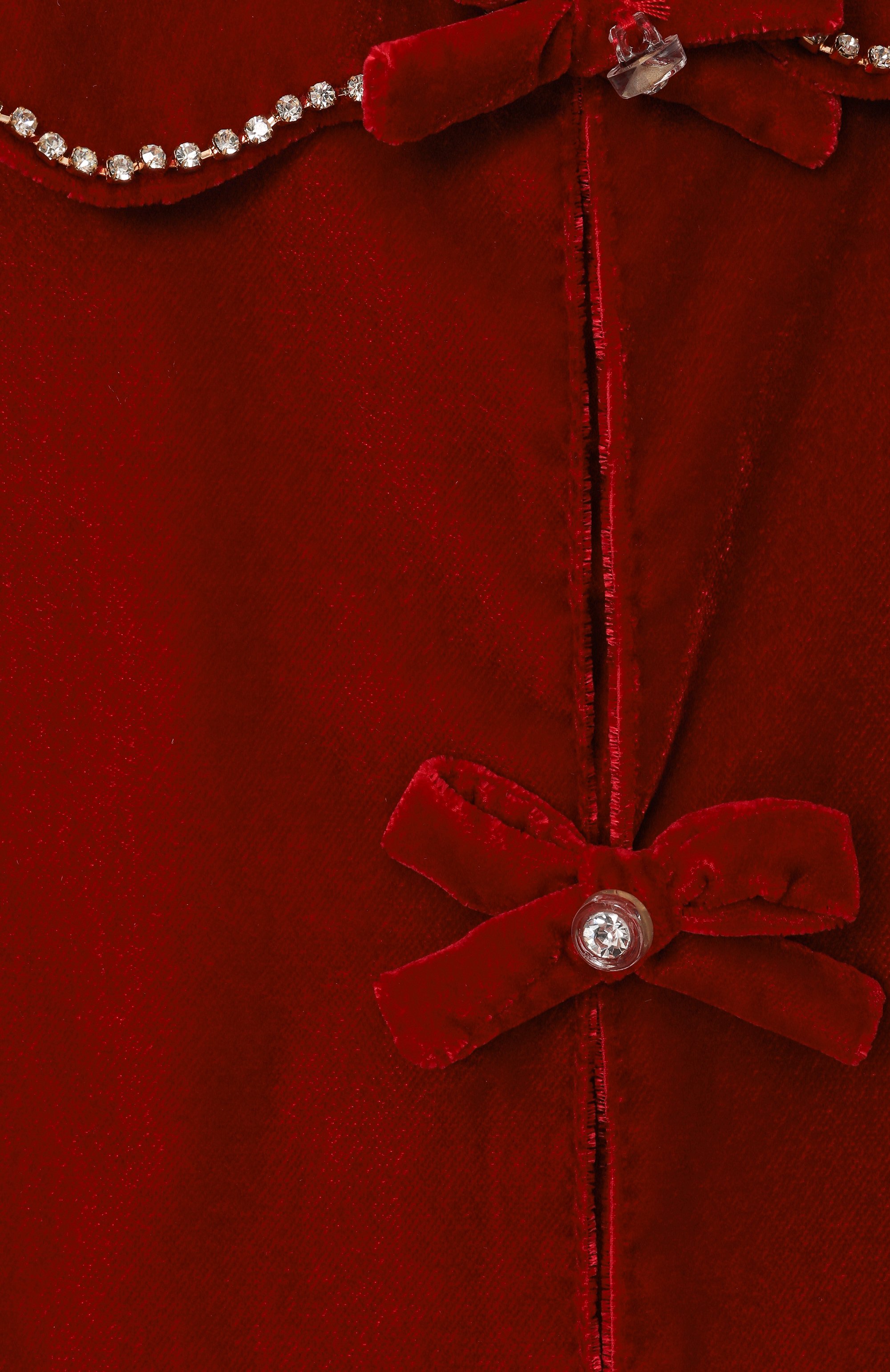 Бархатное платье DESIGNERS CAT красного цвета по цене 49950 руб., арт. 100000K01001863/VIC0 DRESS/10-12, фото 3 Бархатное платье DESIGNERS CAT, арт. 100000K01001863/VIC0 DRESS/10-12, фото 3