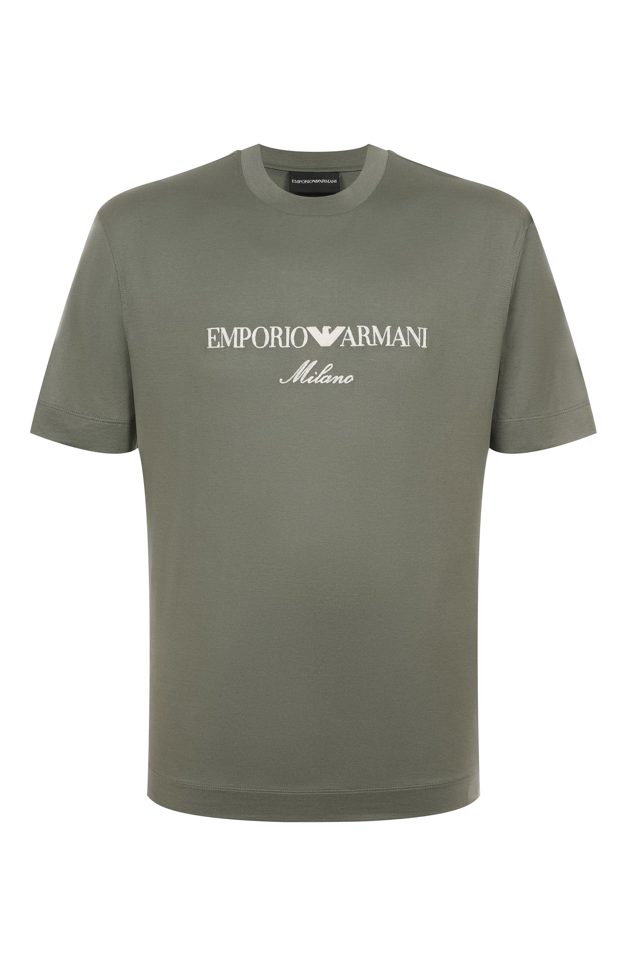 Футболка из лиоцелла и хлопка EMPORIO ARMANI, арт. EM001033/AF10017, фото 1
