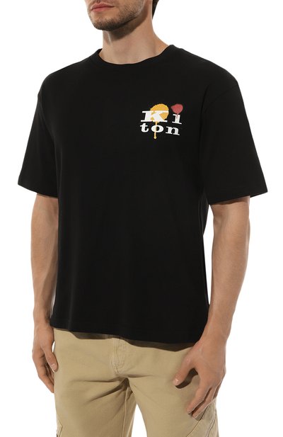 Хлопковая футболка KITON, арт. UMK0362, фото 3