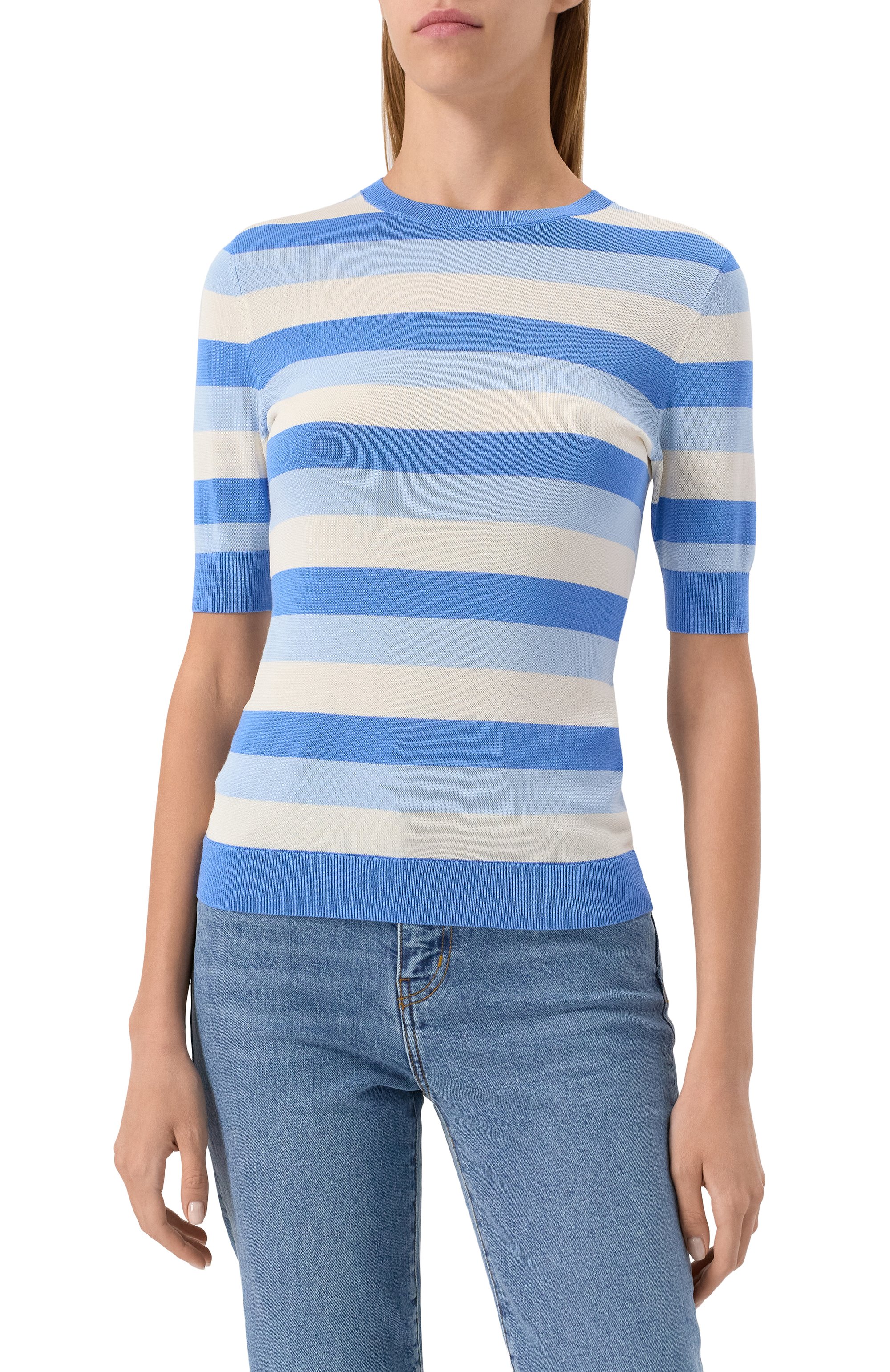 Пуловер из вискозы и хлопка BOSS, арт. 50467881, фото 3