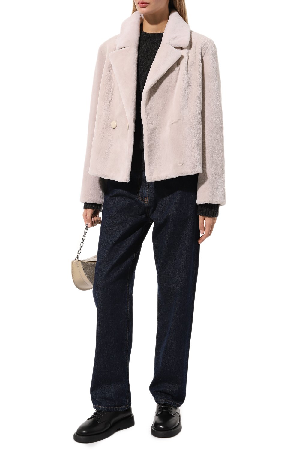 Шуба из меха норки VICTORIA KUSENKOVA бежевого цвета по цене 990000 руб., арт. 741210012620, фото 2 Шуба из меха норки VICTORIA KUSENKOVA, арт. 741210012620, фото 2