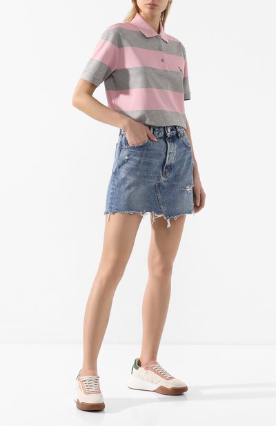 Хлопковое поло BURBERRY, арт. 8029623, фото 2