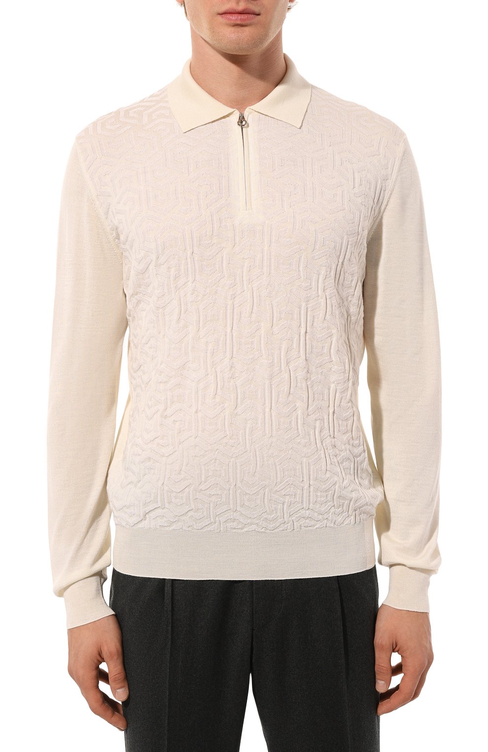 Поло из шерсти и шелка STEFANO RICCI, арт. KE08009P30/E24370, фото 3