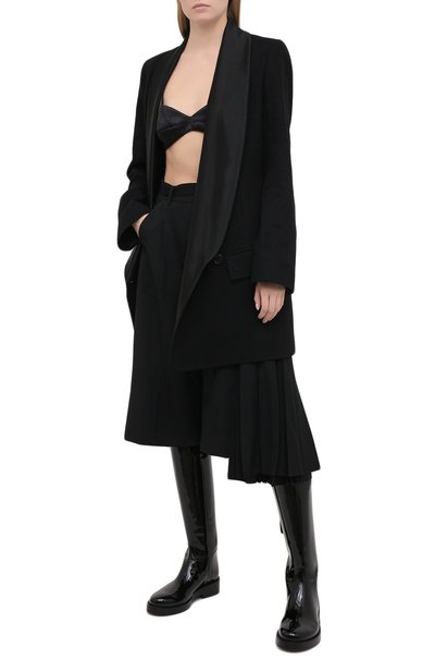 Пальто из шерсти и вискозы ANN DEMEULEMEESTER, арт. 2002-1016-P-165-099, фото 2