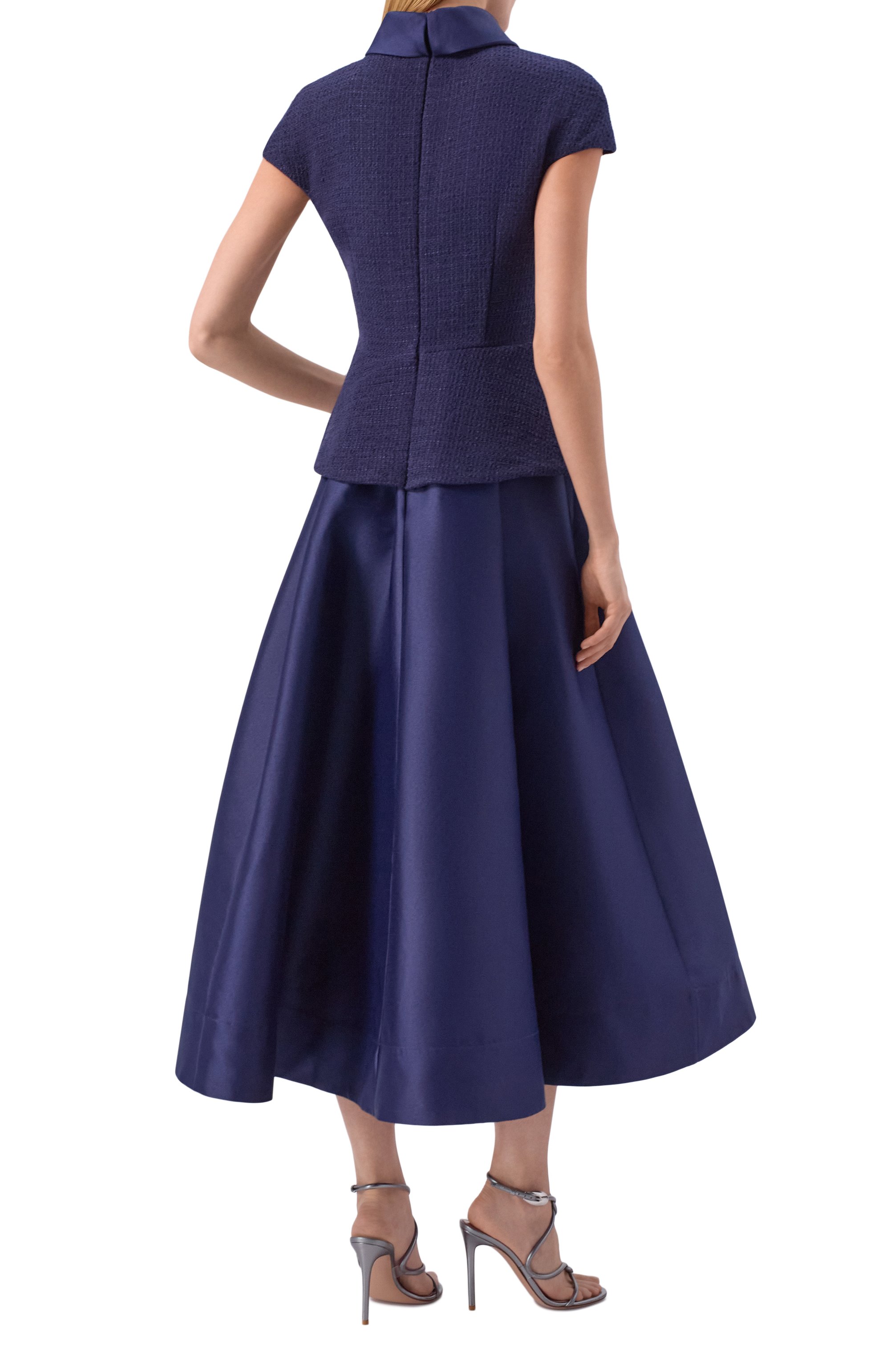 Платье SELF-PORTRAIT синего цвета по цене 89950 руб., арт. RS26161MN, фото 3 Платье SELF-PORTRAIT, арт. RS26161MN, фото 3