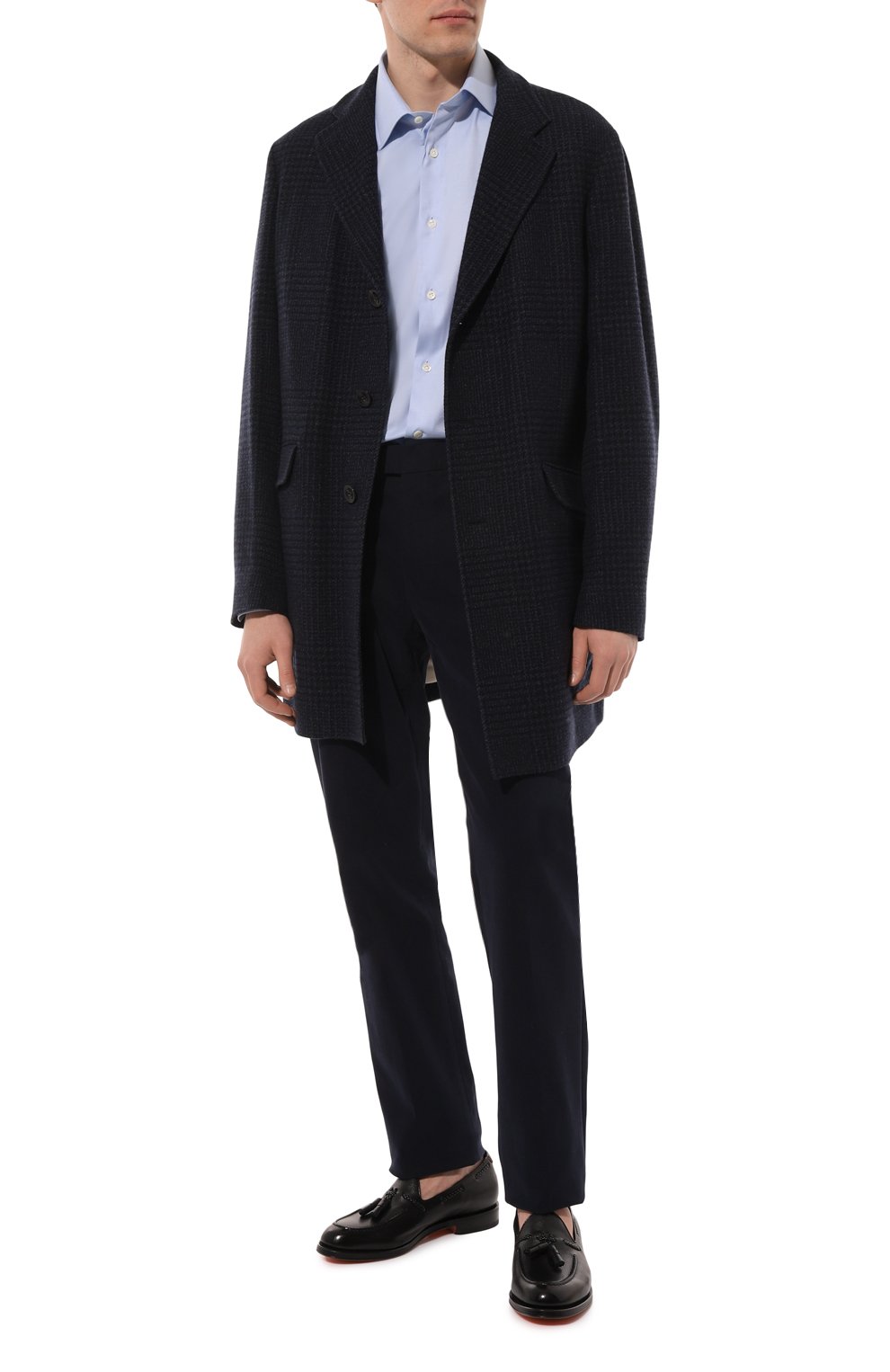 Кожаные лоферы SANTONI, арт. MCHG18101PD5SSDST50, фото 2