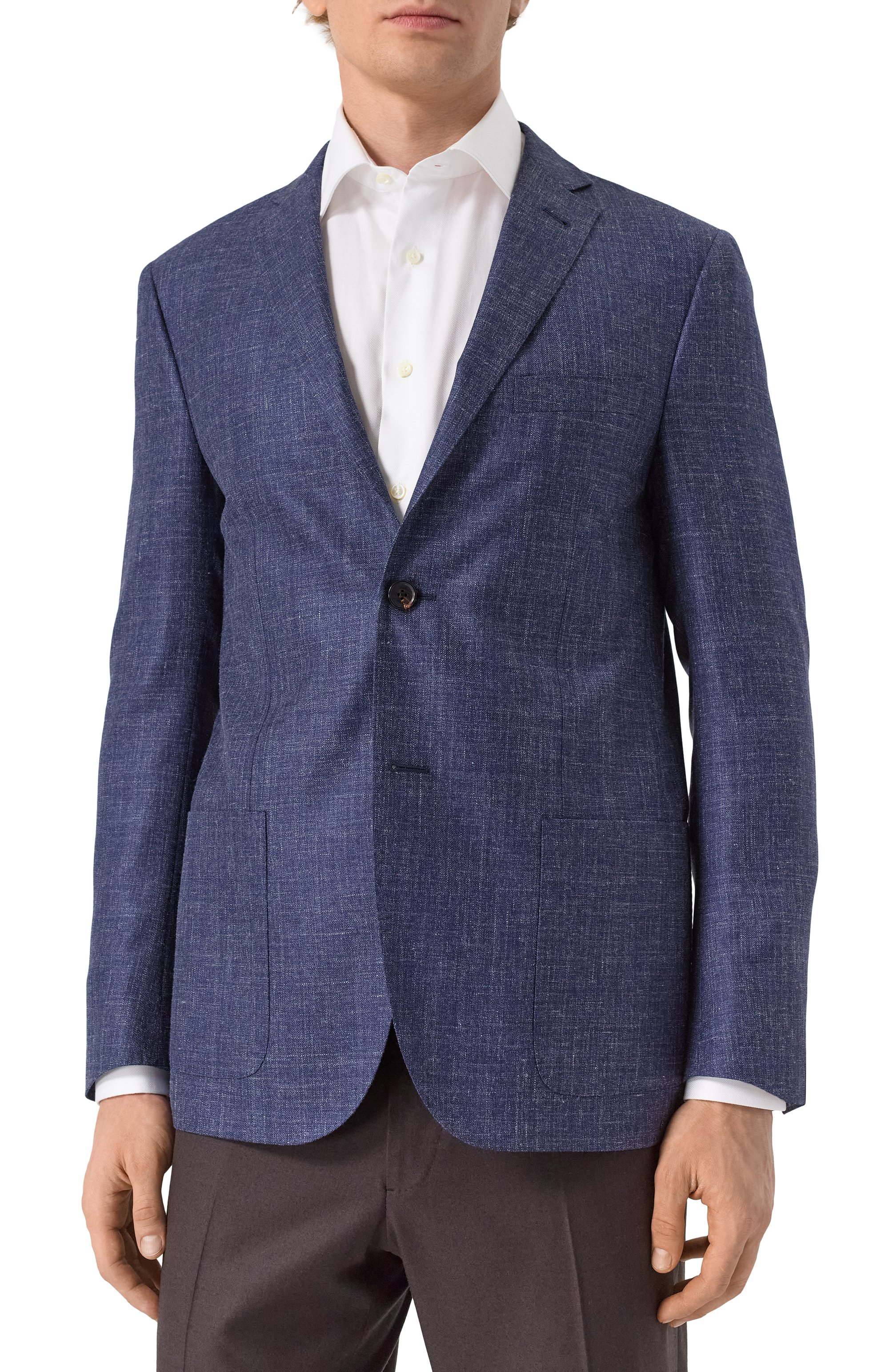 Пиджак из шерсти и шелка CORNELIANI, арт. 25X002-2518289, фото 4