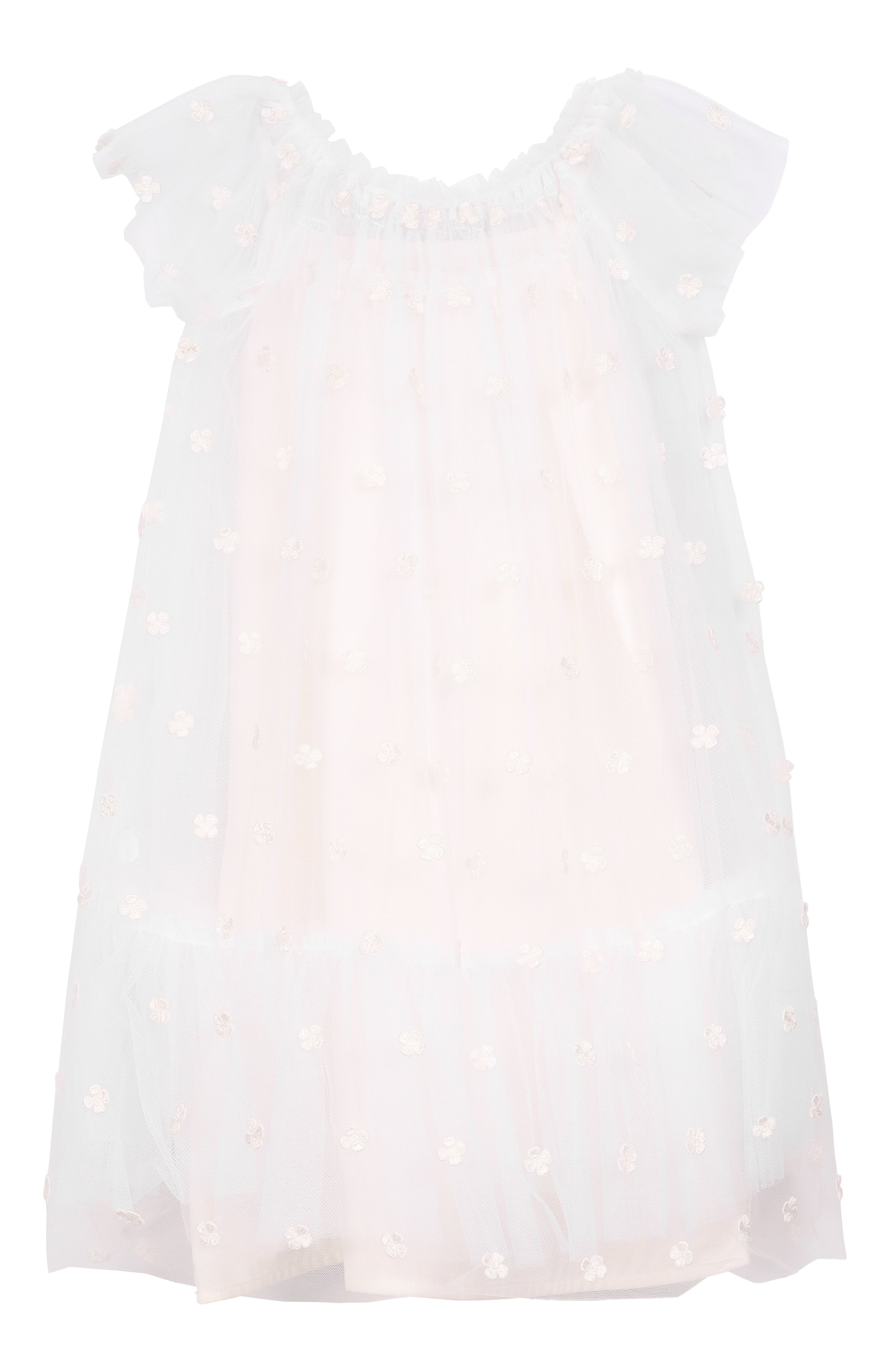 Платье BONPOINT белого цвета по цене 59900 руб., арт. S06GDRW00026/4A-8A, фото 1 Платье BONPOINT, арт. S06GDRW00026/4A-8A, фото 1