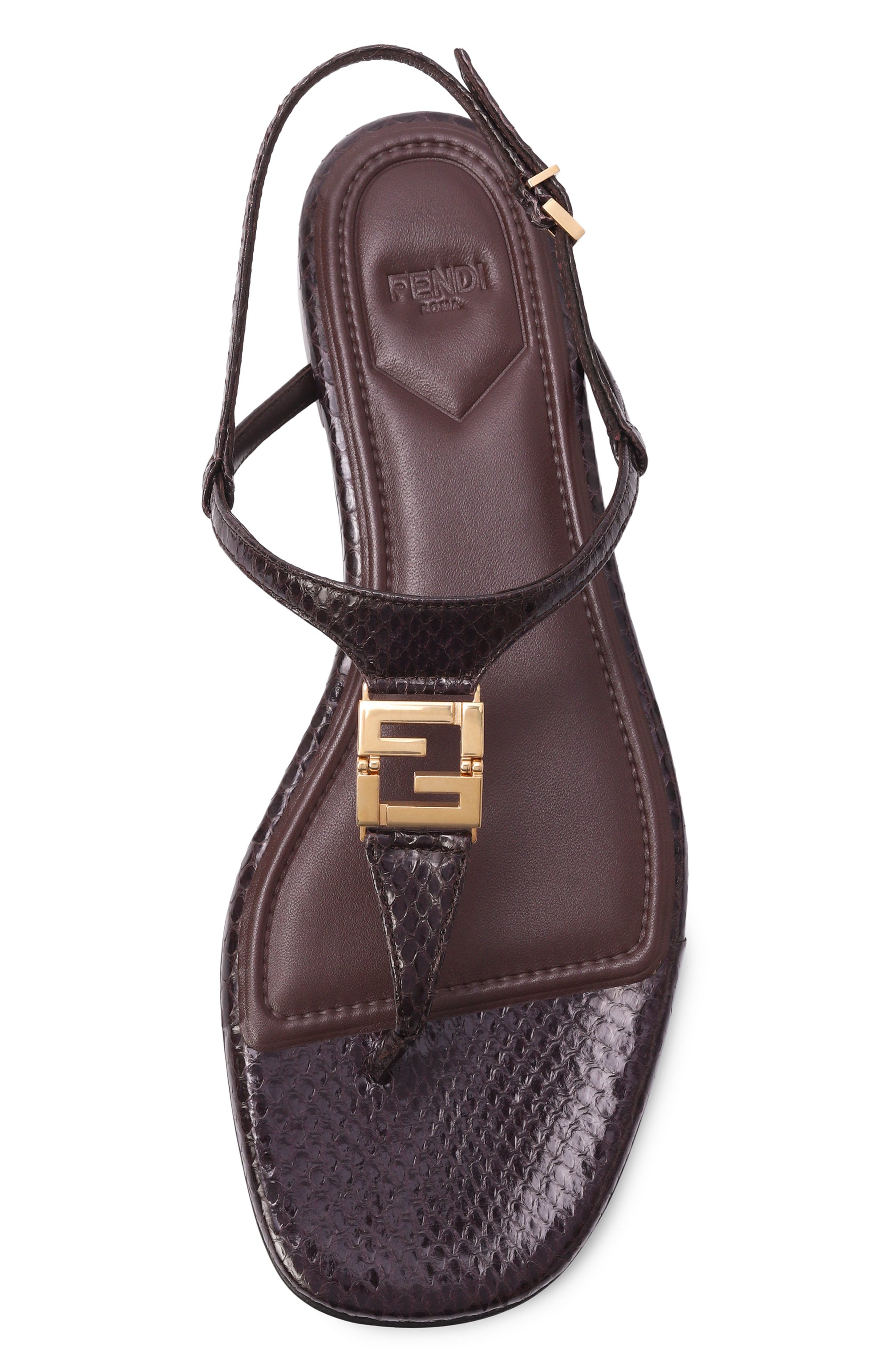 Кожаные сандалии ffold FENDI, арт. 8Y8713/AUEE, фото 6