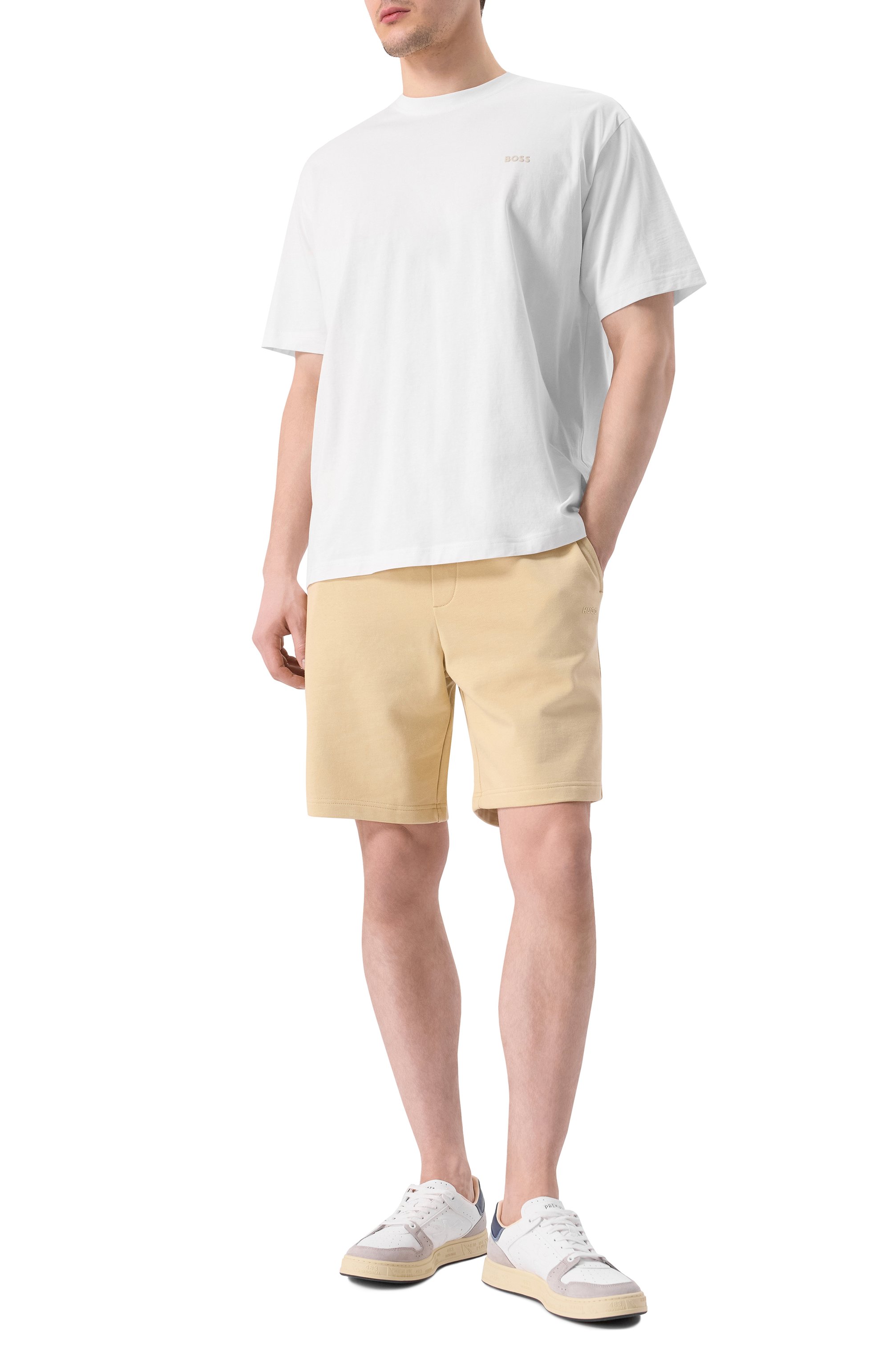 Хлопковые шорты HUGO, арт. 50530696, фото 2