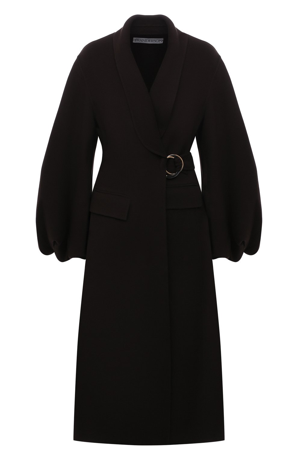 Шерстяное пальто JW ANDERSON коричневого цвета по цене 108000 руб., арт. C00170 PG0705, фото 1 Шерстяное пальто JW ANDERSON, арт. C00170 PG0705, фото 1