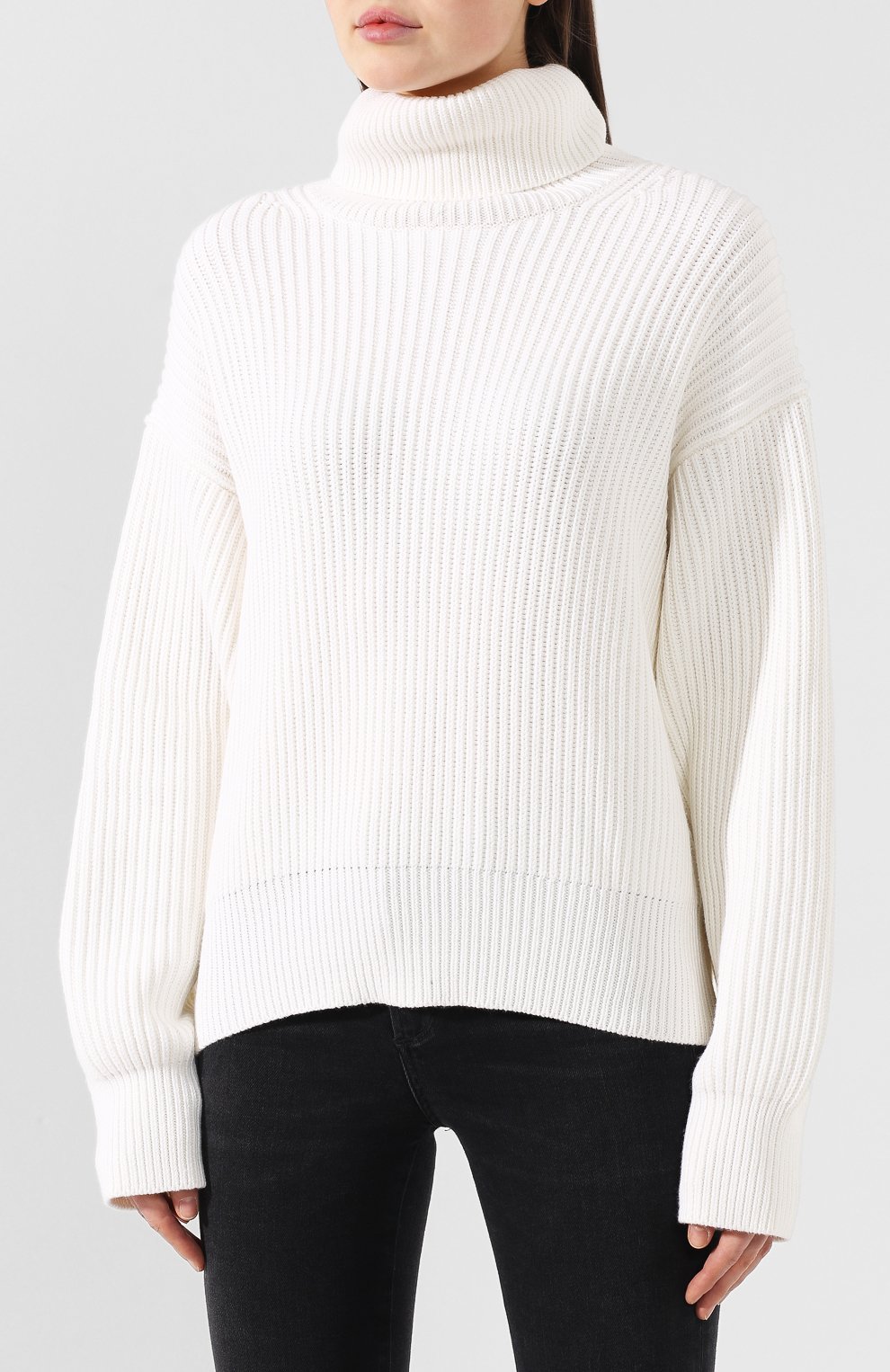 Свитер из смеси хлопка и шерсти HELMUT LANG, арт. J05HW702, фото 3
