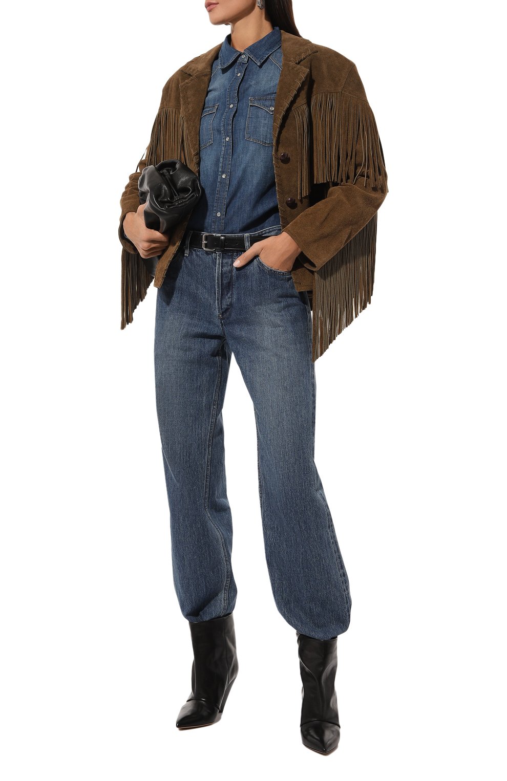 Замшевая куртка ISABEL MARANT, арт. 24H/VE0439FA-B4B09I, фото 2