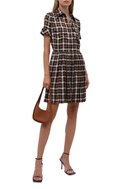Платье DSQUARED2 коричневого цвета по цене 56900 руб., арт. S75CV0459/S54048, фото 2 Платье DSQUARED2, арт. S75CV0459/S54048, фото 2