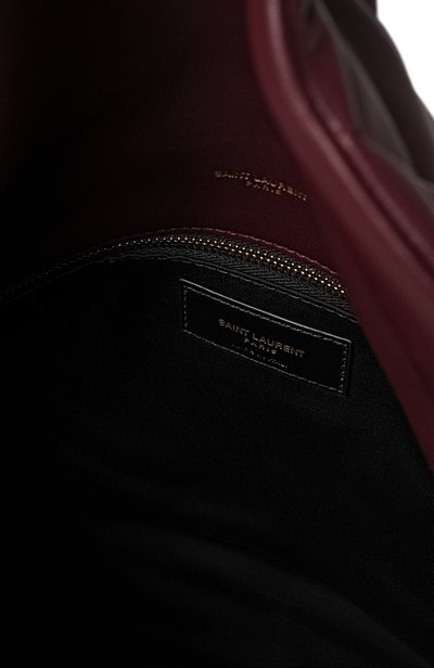 Сумка puffer medium SAINT LAURENT бордового цвета по цене 454500 руб., арт. 577475/1EL07, фото 5 Сумка puffer medium SAINT LAURENT, арт. 577475/1EL07, фото 5