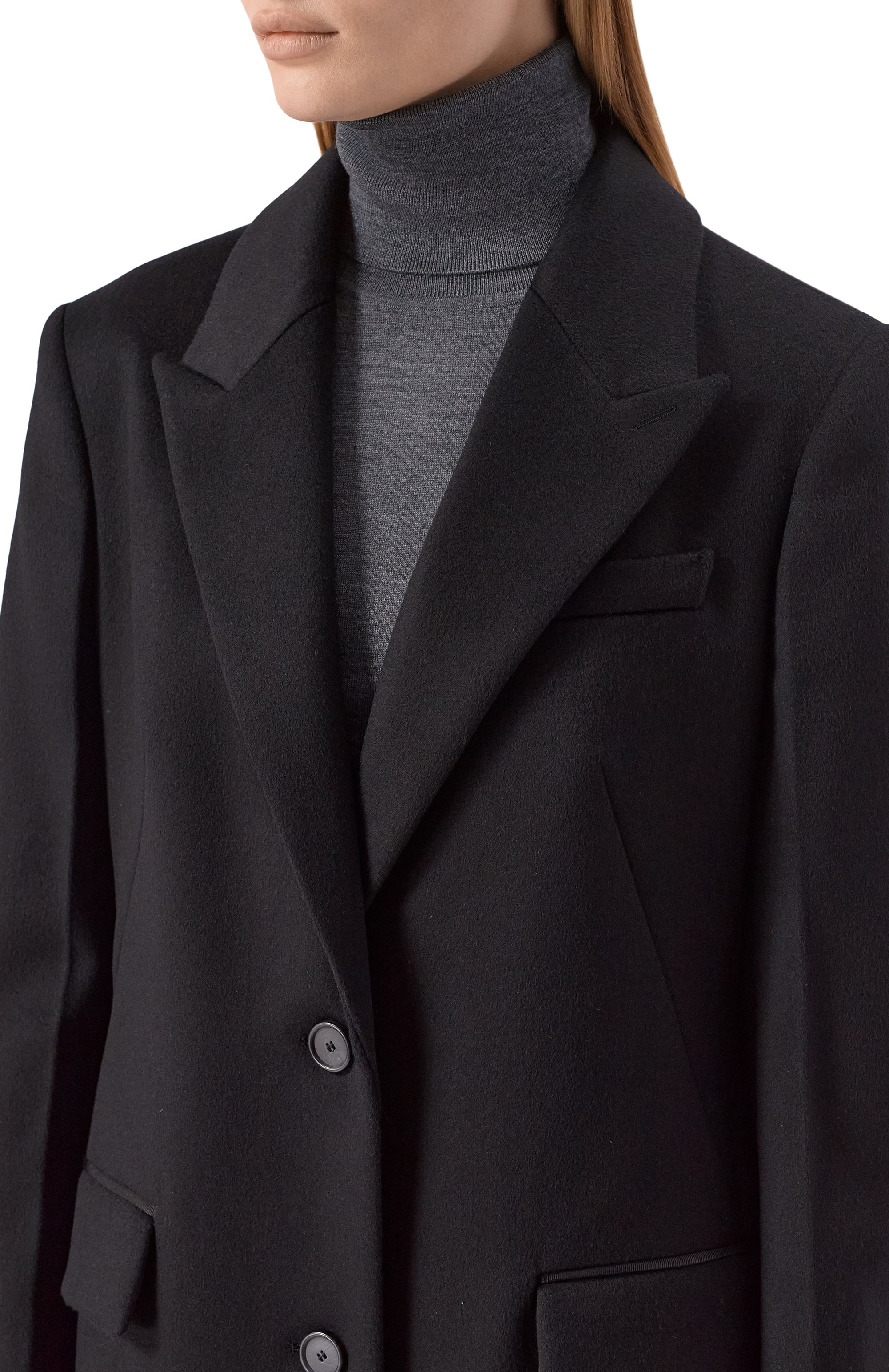 Шерстяное пальто BOSS, арт. 50548371, фото 5